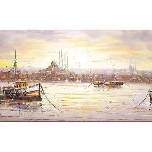 Canvastavla YTY Buildings & Cityscapes Flerfärgad 120x50 cm - Inredning Snabb frakt