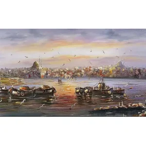 Canvastavla YTY Cities & Countries Flerfärgad 120x50 cm - Inredning Lägg i varukorgen