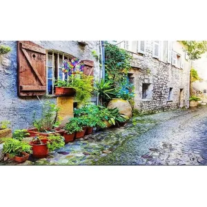 Trygg betalning Canvastavla YTY Buildings & Cityscapes Flerfärgad 120x50 cm - Inredning