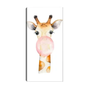 Canvastavla DKY Animals Flerfärgad 50x120 cm - Inredning Kampanjpris