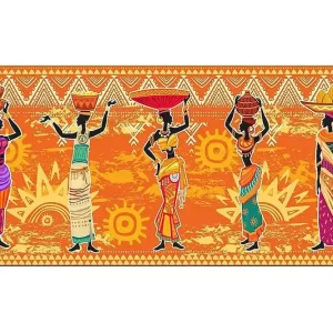 Canvastavla YTY World Cultures Flerfärgad 120x50 cm - Inredning Fri frakt
