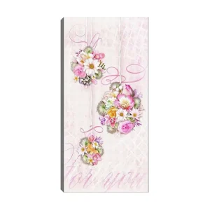 Nedsatt pris Canvastavla DKY Floral & Botanical Flerfärgad 50x120 cm - Inredning