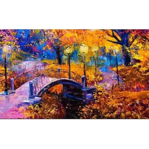 Canvastavla YTY Landscape & Nature Flerfärgad 120x50 cm - Inredning Beställ nu