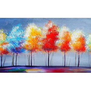 Populär Canvastavla YTY Floral & Botanical Flerfärgad 120x50 cm - Inredning