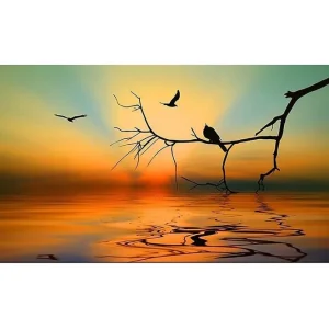 Erbjudande Canvastavla YTY Landscape & Nature Flerfärgad 120x50 cm - Inredning