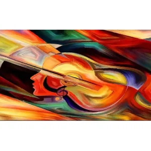 Canvastavla YTY Abstract & Fractals Flerfärgad 120x50 cm - Inredning Reapris