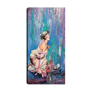 Erbjudandepris Canvastavla DKY People Flerfärgad 50x120 cm - Inredning