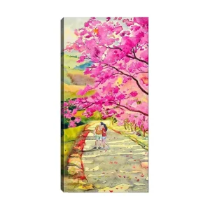 Erbjudandepris Canvastavla DKY Floral & Botanical Flerfärgad 50x120 cm - Inredning