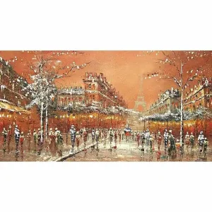 Nedsatt pris Canvastavla YTY Buildings & Cityscapes Flerfärgad 120x50 cm - Inredning