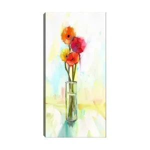 Canvastavla DKY Floral & Botanical Flerfärgad 50x120 cm - Inredning Beställ nu