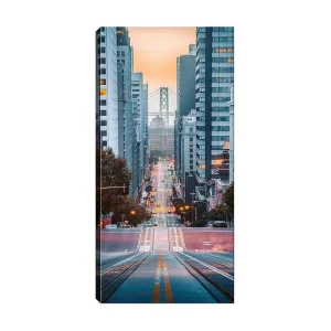 Canvastavla DKY Cities & Countries Flerfärgad 50x120 cm - Inredning Billig