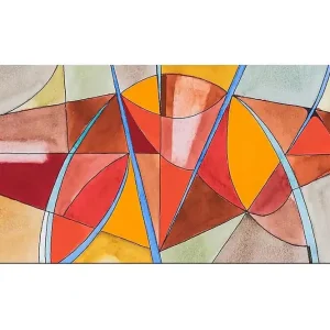 Fynd Canvastavla YTY Abstract & Fractals Flerfärgad 120x50 cm - Inredning