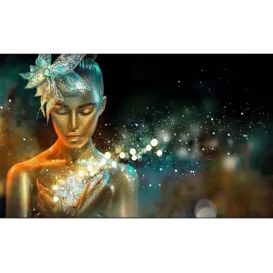 Rabatter Canvastavla YTY Spiritual Flerfärgad 120x50 cm - Inredning