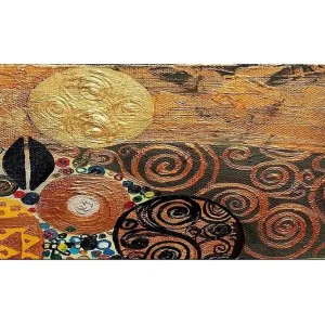 Nedsatt pris Canvastavla YTY Abstract & Fractals Flerfärgad 120x50 cm - Inredning