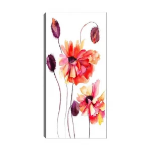 Populärt val Canvastavla DKY Floral & Botanical Flerfärgad 50x120 cm - Inredning