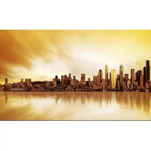 I lager Canvastavla YTY Buildings & Cityscapes Flerfärgad 120x50 cm - Inredning