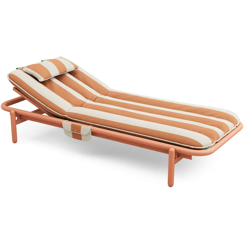 Sunbun Dagbädd Outdoor, Terracotta / Stripe Orange Premium