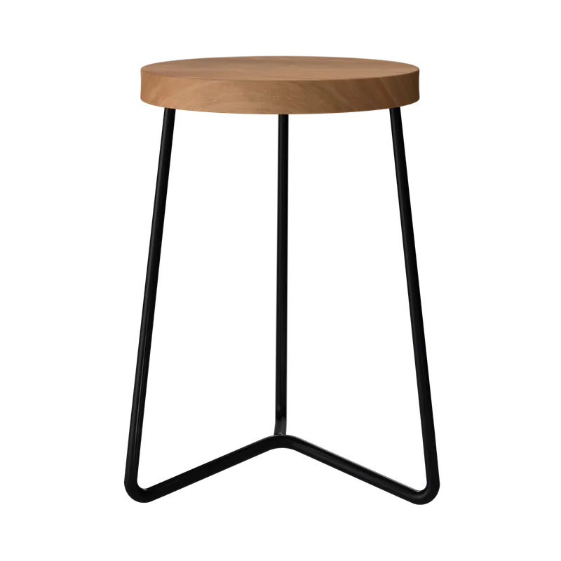 Endast idag Pall V1, Teak / Svart