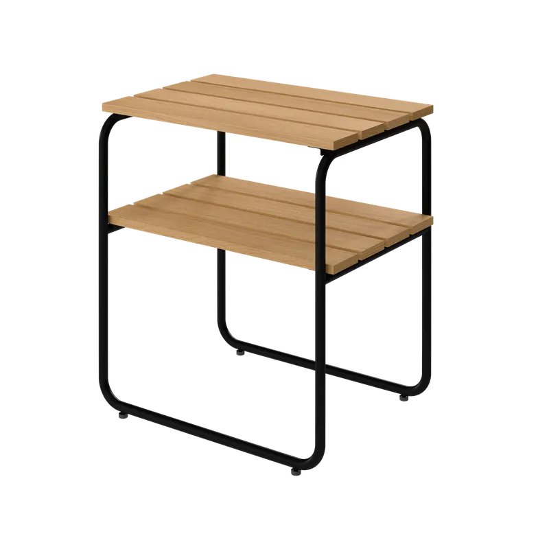L45 Sidobord, Oljad Ek / Svart Kampanjpris