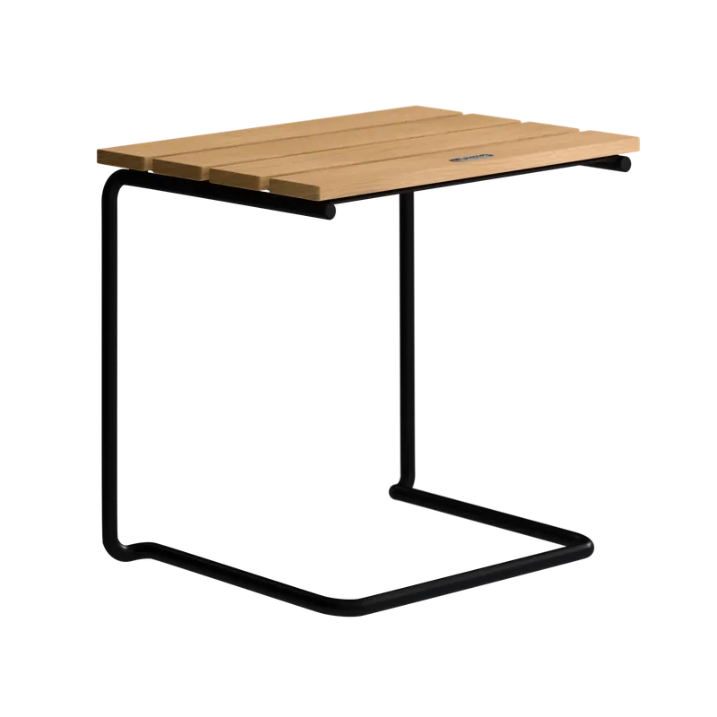 Fotpall A3, Oljad Ek / Svart Premium