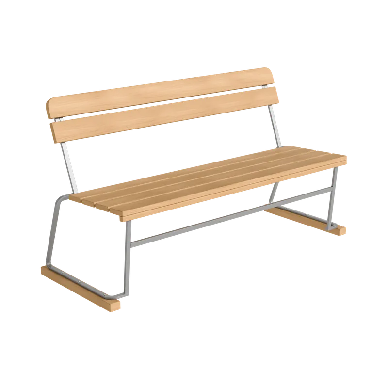 Fynd Soffa 3 140 cm, Oljad Ek / Varmförzinkat Stål