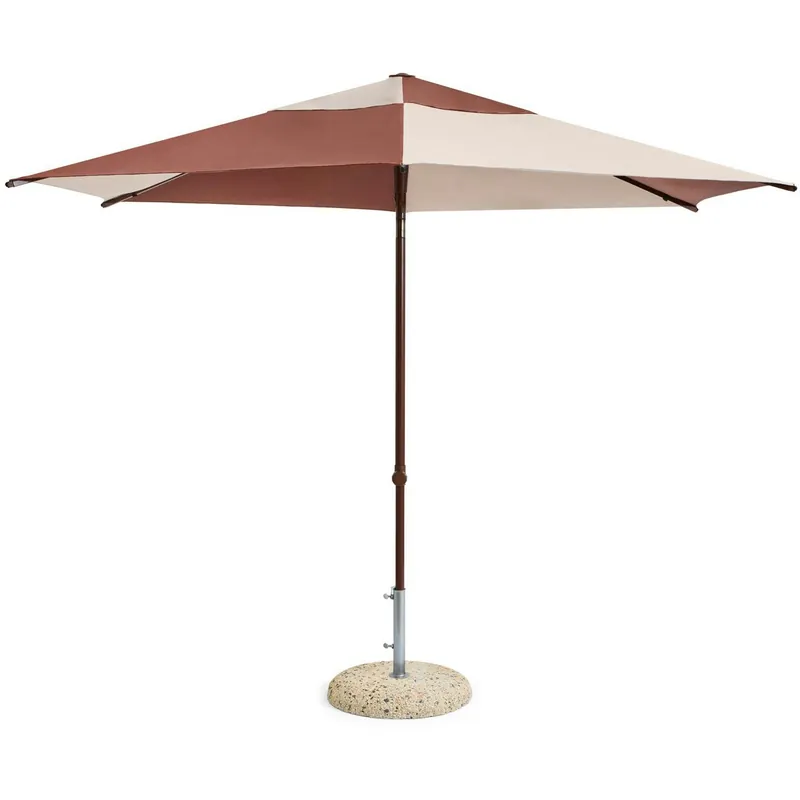 Begränsat erbjudande Terrazza Parasol Hexagon, Off-white / Burgundy