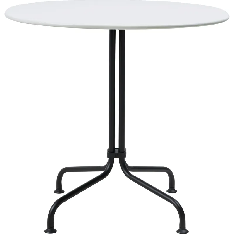 Premium Carmel Bistro Matbord 75 cm, Clam White