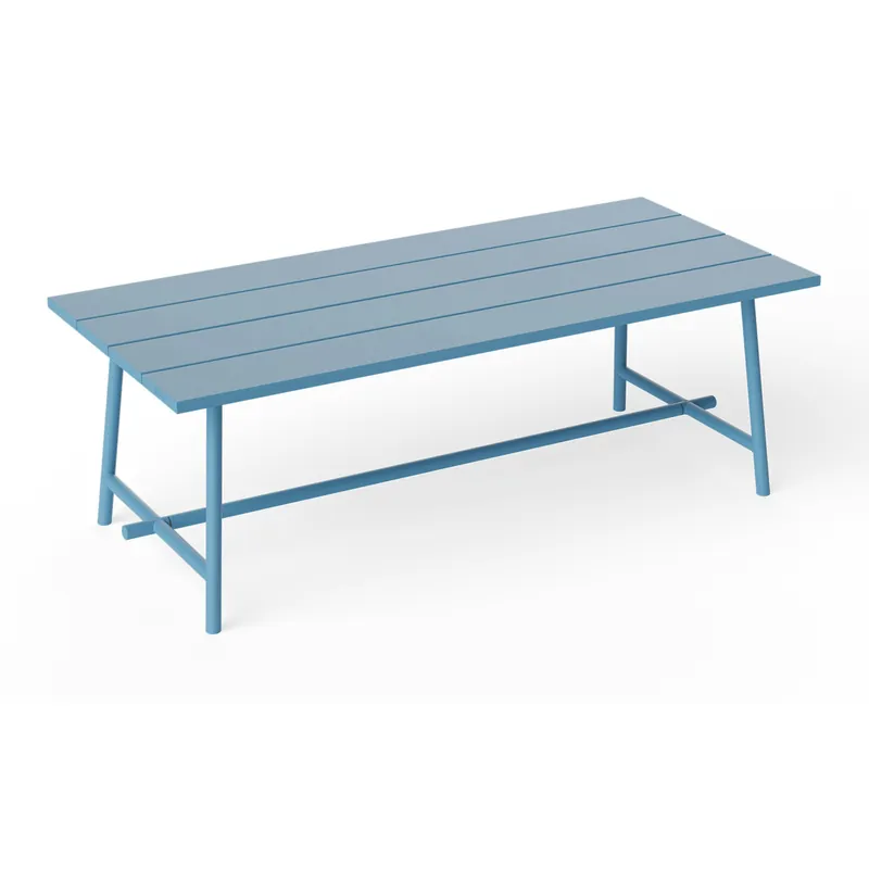 Billig Fred's Bord 100x220 cm, Wave Blue