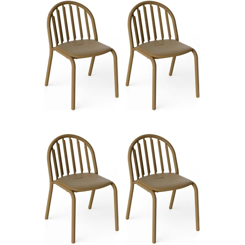 Snabb leverans Fred's Stol 4-pack, Mochaccino