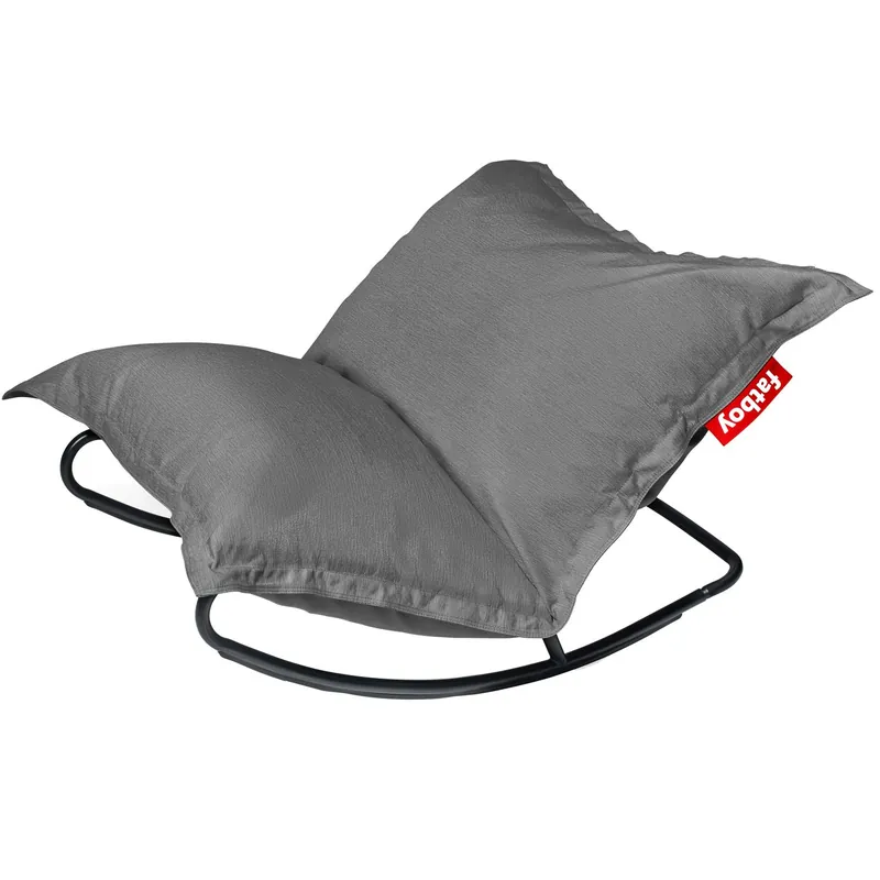 Billig Rock'N Roll Gungstol Med Sittsäck, Rock Grey