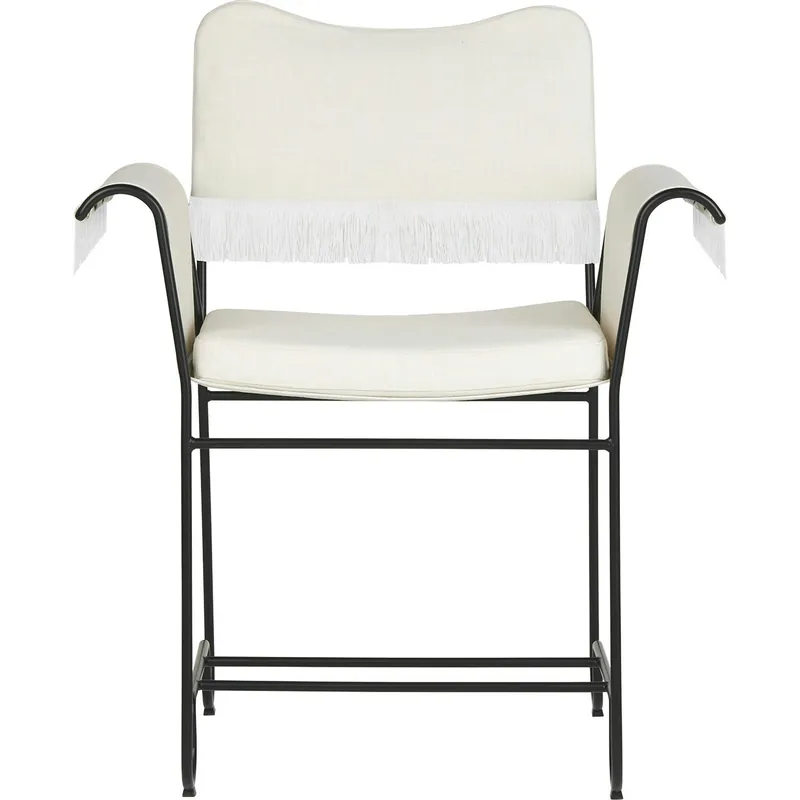 Tropique Matstol Med Fransar, Classic Black / Leslie 06 Snabb leverans