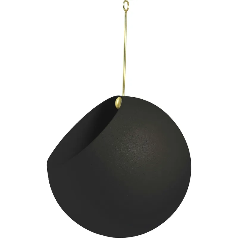 Globe Hängande Kruka Ø21x32 cm, Svart Beställ idag