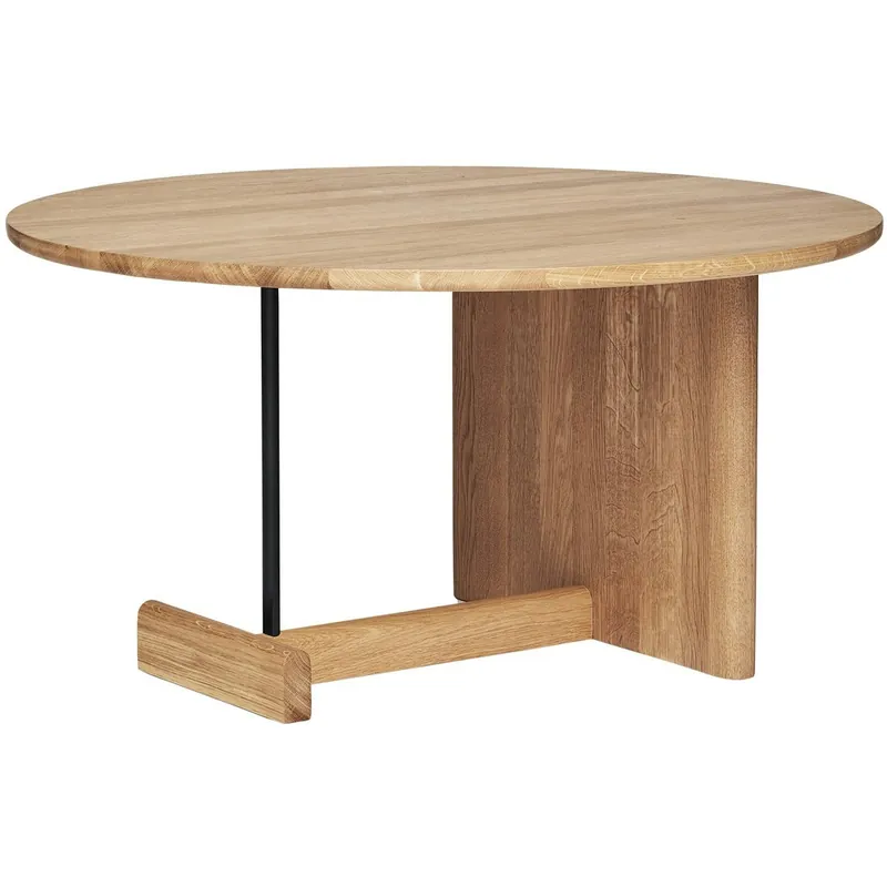 Begränsad tid Koku Soffbord Runt H:42 cm, Mattlackad Ek