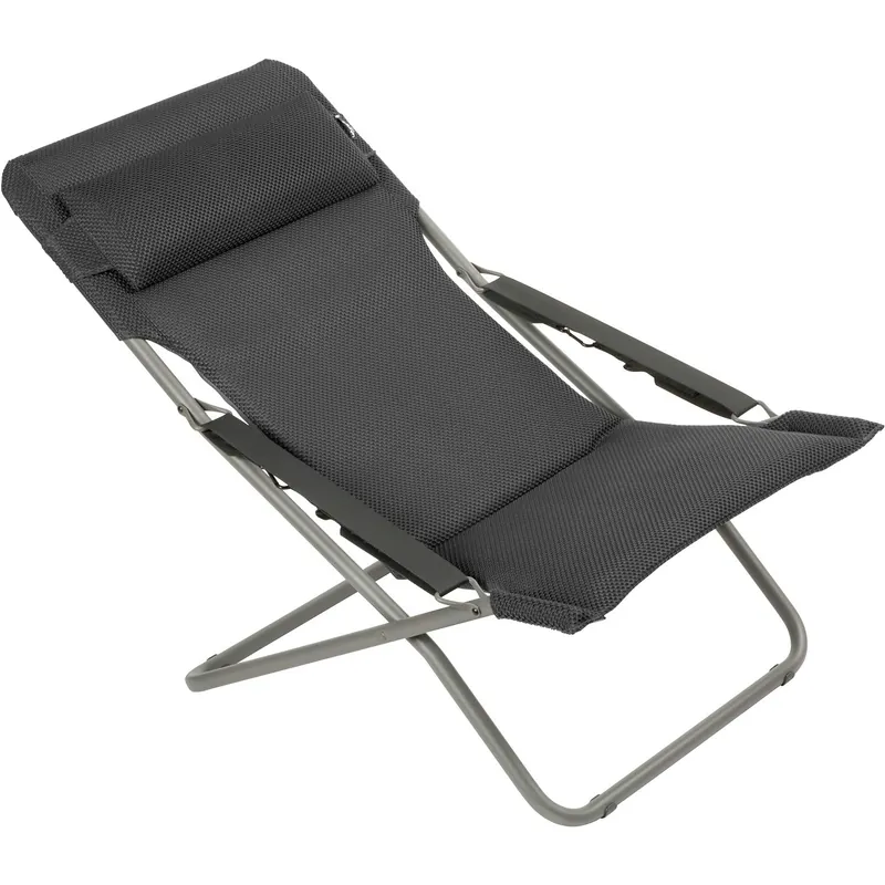 Fri frakt Transabed Becomfort® Solstol, Mörkgrå