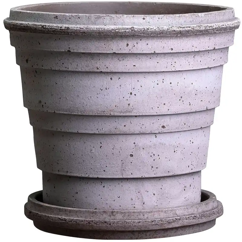 Planet Kruka Med Fat Grå Ø16 cm Trygg betalning