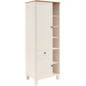 Loft24 Alby Bokhylla 205x75 cm Vit - Förvaring Billigare