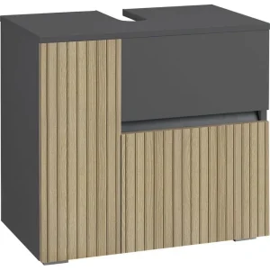 Loft24 Wisla Tvättställsskåp 60 cm Natur - Förvaring Reapris