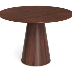 Bark Siena Litet Matbord Runt 110cm Fanér Valnöt - Möbler Billig