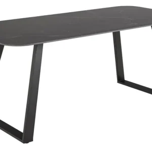 Billigare Valricus Matbord 180 cm Rektangulär Svart - Möbler