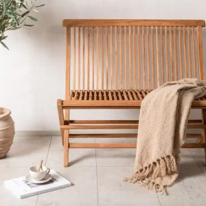 Venture Home Soffbänk Ghana 100 cm Utomhus Natur - Utemöbler & utemiljö Erbjudande
