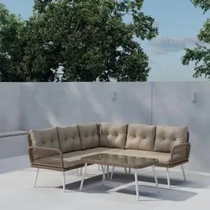 Venture Home Hörnsoffset Ibiza Utomhus Beige - Utemöbler & utemiljö Beställ idag