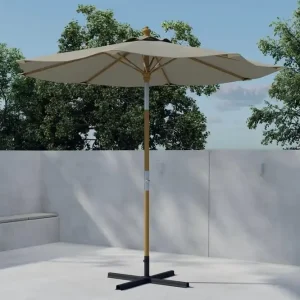 Säker betalning Venture Home Parasoll Cerox 270 cm Utomhus Beige - Utemöbler & utemiljö