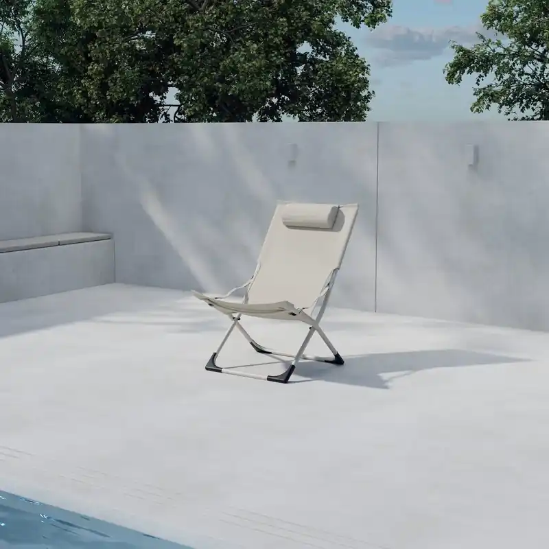 Venture Home Solstol Seville Utomhus beige - Utemöbler & utemiljö Sänkt pris