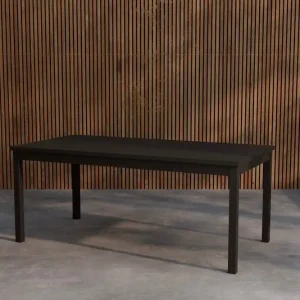Rabatt Venture Home Rektangulärt Matbord Kenya 180 cm Utomhus Svart - Utemöbler & utemiljö
