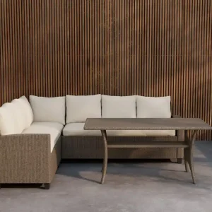 Bästa pris Venture Home Hörnsoffset 6-sits Brentwood Utomhus Beige - Utemöbler & utemiljö