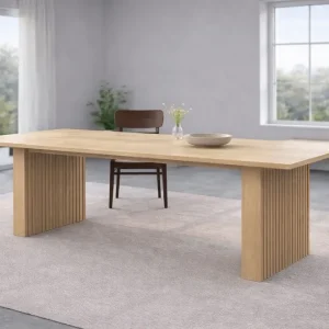 Kundfavorit VIND Rektangulärt Matbord VIND Humle 200 cm Natur - Möbler