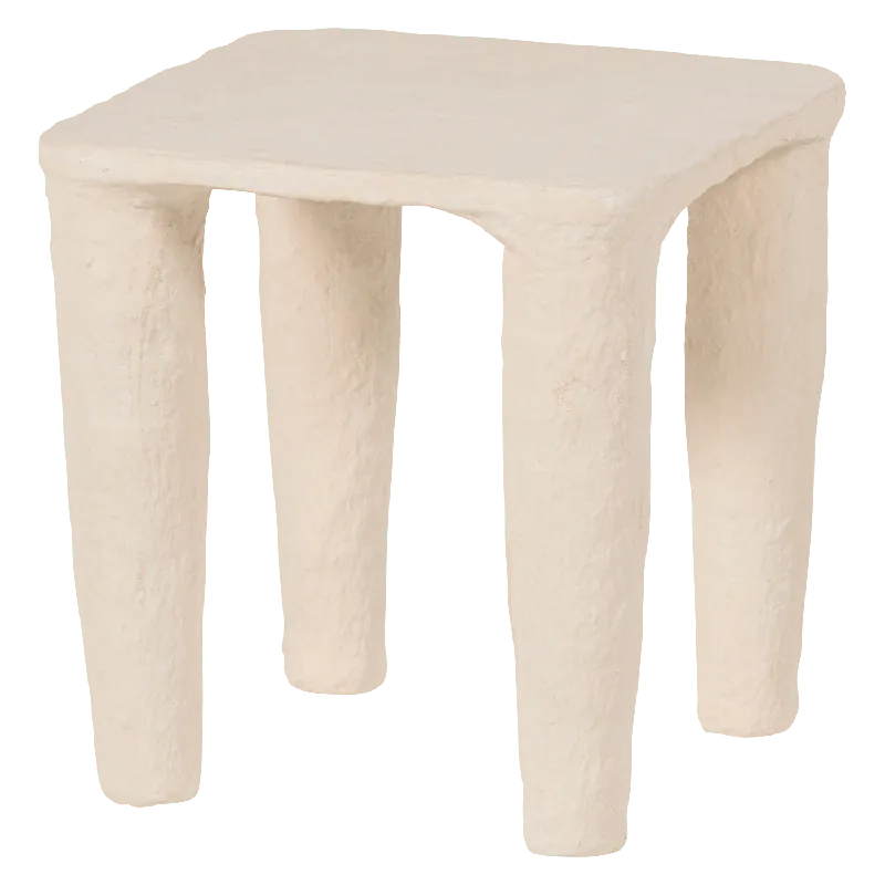 WOOOD Lågt Sidobord Papier Vion 40 cm Offwhite - Möbler Endast idag