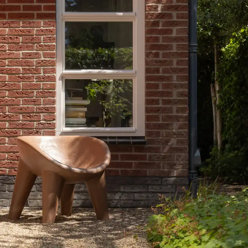 WOOOD Loungestol Orio Utomhus Röd/Brun - Utemöbler & utemiljö Expressleverans
