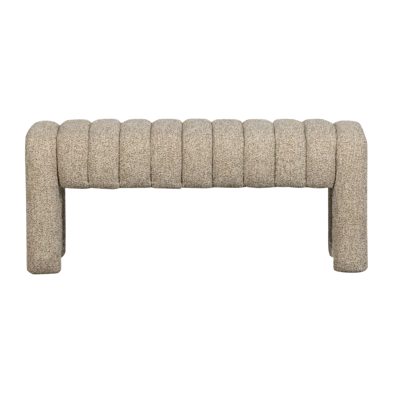 WOOOD Klädd Bänk Frex 110 cm Brun - Möbler Utförsäljning