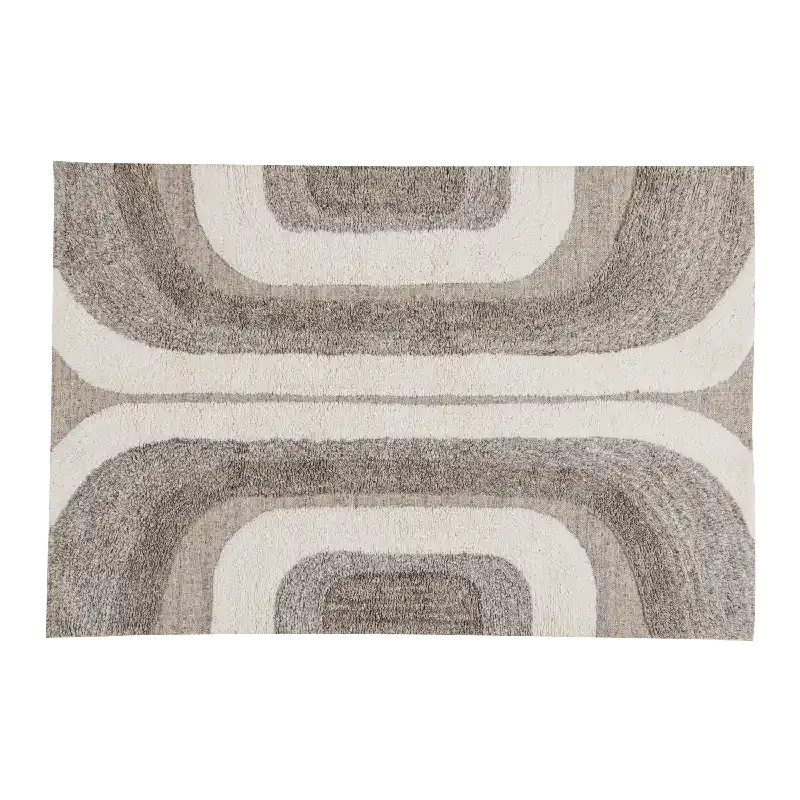 WOOOD Matta Moro 170x240 cm Grå/Vit - Textil & mattor Nyhet